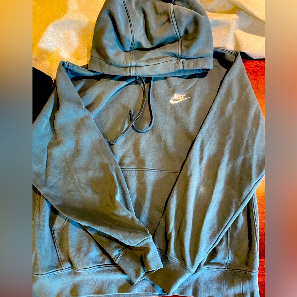 Teal Green Nike Hooded Sweatshirt adult Men’s Medium